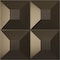 Ekena Millwork 19 5/8in. W x 19 5/8in. H Foster EnduraWall Decorative 3D Wall Panel Covers 2.67 Sq. Ft. WP20X20FOCDB - alternate 1